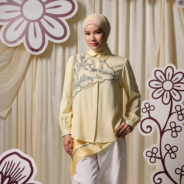 ZM Zaskia Mecca - Rosea Kemeja Wanita - Blouse Collection - Edisi Rona Semi