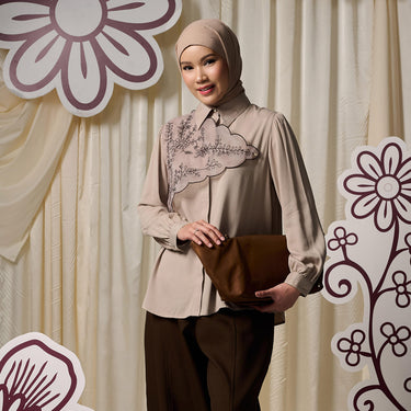 ZM Zaskia Mecca - Rosea Kemeja Wanita - Blouse Collection - Edisi Rona Semi