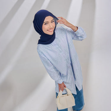 [New Collection] ZM Zaskia Mecca - Milasa Tunik Wanita -Aksara Malesung