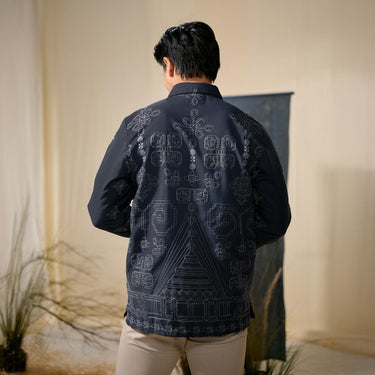 [Raya Collection] ZM Zaskia Mecca - Sarimbit Family Set 3 - Jejak Teduh Ruma | Dress Wanita | Kemeja Koko Pria Anak