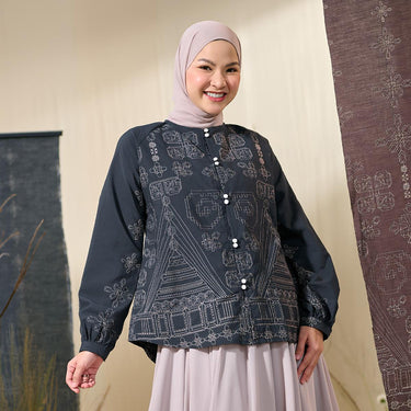 [Raya Collection] ZM Zaskia Mecca - Brisia Blouse Wanita - Jejak Teduh Ruma - Koleksi Ramadhan Series
