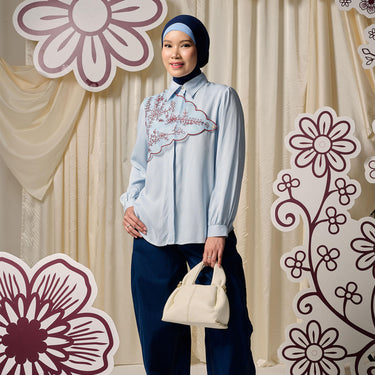 ZM Zaskia Mecca - Rosea Kemeja Wanita - Blouse Collection - Edisi Rona Semi