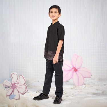 [Raya Collection] ZM Zaskia Mecca - Basta Kemeja Koko Anak - Jejak Teduh Huta - Koleksi Ramadhan Series