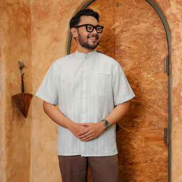 [Raya Collection] ZM Zaskia Mecca - Rylou Kemeja Pria - Primadona Series Edisi Lilya Senja - Koleksi Ramadhan Series