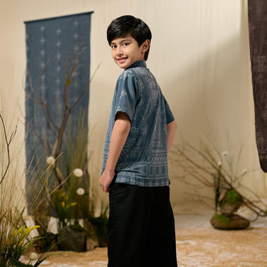 [Raya Collection] ZM Zaskia Mecca - Binuda Kemeja Anak - Jejak Teduh Ruma - Koleksi Ramadhan Series