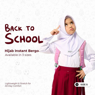 ZM Zaskia Mecca - Hijab Instan Bergo - Spandex Premium - Edisi Back To School