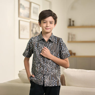 [New Collection] ZM Zaskia Mecca - Sarimbit Family Set 4 - Lilya Raya Series | Blouse Wanita | Kemeja Koko Pria Anak