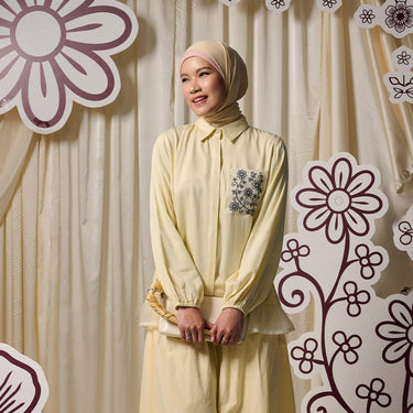 ZM Zaskia Mecca - Rania Kemeja Wanita - Blouse Collection - Edisi Rona Semi