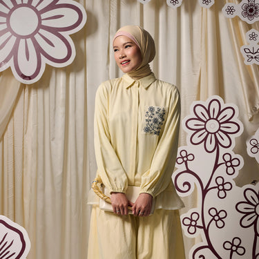 ZM Zaskia Mecca - Rania Kemeja Wanita - Blouse Collection - Edisi Rona Semi