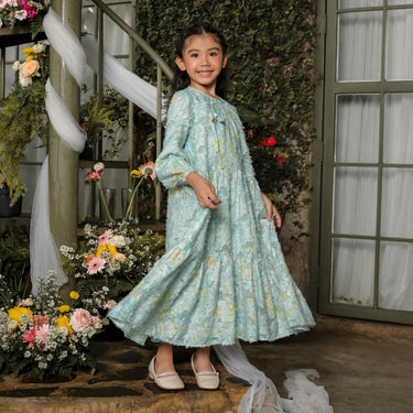 [Raya Collection] ZM Zaskia Mecca - Rirua Gamis Anak - Primadona Series Edisi Lilya Senja - Dress Anak Ramadhan Series