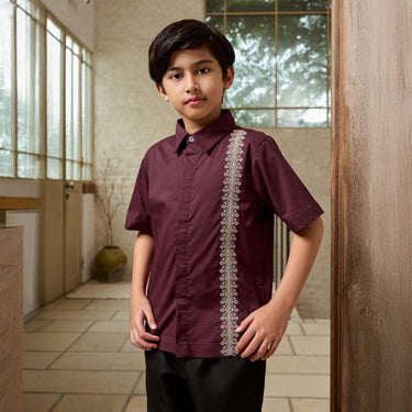 [Raya Collection] ZM Zaskia Mecca - Bakka Kemeja Anak | Jejak Teduh Series Arta Pusaka | Koleksi Ramadhan Series