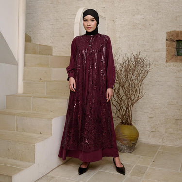 [Raya Collection] ZM Zaskia Mecca - Binora Gamis Wanita | Jejak Teduh Series Arta Pusaka | Koleksi Ramadhan Series