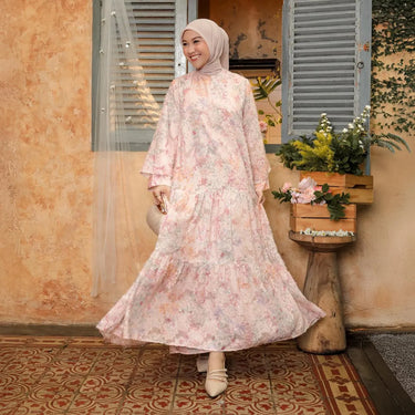 [Raya Collection] ZM Zaskia Mecca - Rilue Gamis Wanita - Primadona Series Edisi Lilya Senja