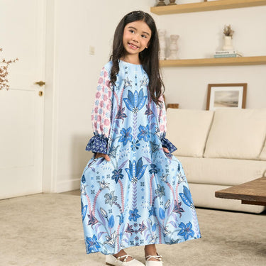 [New Collection] ZM Zaskia Mecca - Roluva Gamis Anak - Primadona Lilya Raya | Ramadhan Series