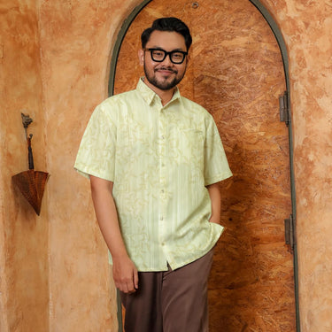 [Raya Collection] ZM Zaskia Mecca - Sarimbit Family Set 1 - Lilya Senja | Gamis Wanita | Kemeja Koko Pria Anak