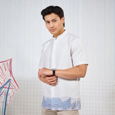 [Raya Collection] ZM Zaskia Mecca - Baromi Kemeja Pria - Jejak Teduh Edisi Huta - Koleksi Ramadhan Series