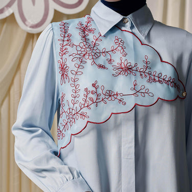 ZM Zaskia Mecca - Rosea Kemeja Wanita - Blouse Collection - Edisi Rona Semi