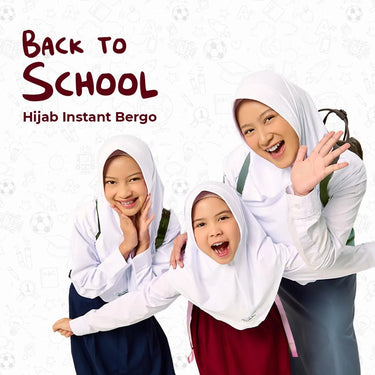 ZM Zaskia Mecca - Hijab Instan Bergo - Spandex Premium - Edisi Back To School