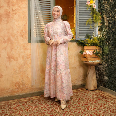 [Raya Collection] ZM Zaskia Mecca - Ruvina Gamis Wanita | Primadona Series | Edisi Lilya Senja
