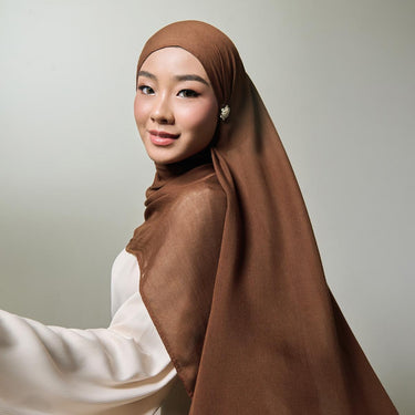 [New Collection] ZM Zaskia Mecca - Leeya Pashmina Viscose Muslim - Jilbab Bahan Viscose Premium