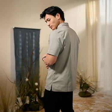 [Raya Collection] ZM Zaskia Mecca - Sarimbit Family Set - Jejak Teduh Series Arta Pusaka | Dress Wanita | Kemeja Pria Anak