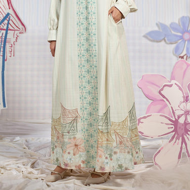 [Raya Collection] ZM Zaskia Mecca - Bayani Gamis Wanita - Jejak Teduh Huta - Koleksi Ramadhan Series