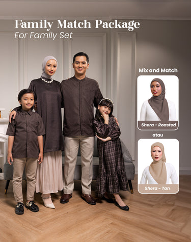 [Family Match Package For Family Set] ZM Zaskia Mecca - Teman Serumpun - Edisi Kamboja