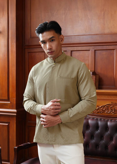 ZM Zaskia Mecca - Sarimbit Family Set Dark Clove - Edisi Senandung Alam - Raya Collection Koleksi Lebaran Premium