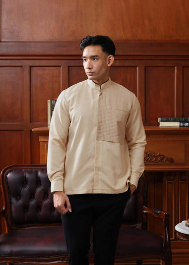 ZM Zaskia Mecca - Emrys Kemeja Pria - Edisi Senandung Alam | Koleksi Lebaran