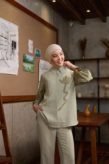 [New Arrivals] ZM Zaskia Mecca - Gizzi Kemeja Wanita - Senandung Alam