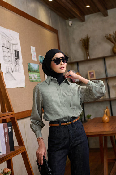 [New Arrivals] ZM Zaskia Mecca - Gizzi Kemeja Wanita - Senandung Alam