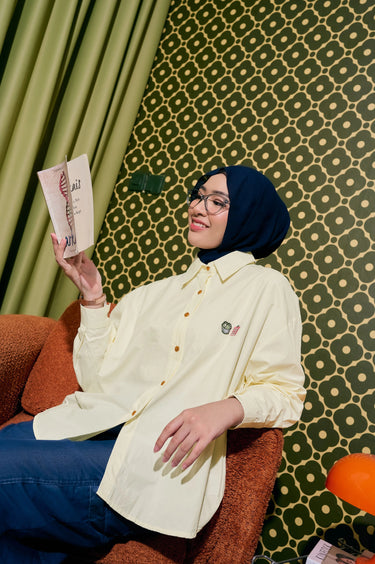 [New Collection] ZM Zaskia Mecca - Gleyn Blouse Kemeja Wanita - Koleksi Rasa Rasa - Cemil Cemil