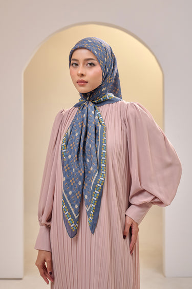 ZM Zaskia Mecca - Rasa Harmoni Series Tasdia Voil - Hijab Premium Square Motif Kerudung Segi Empat