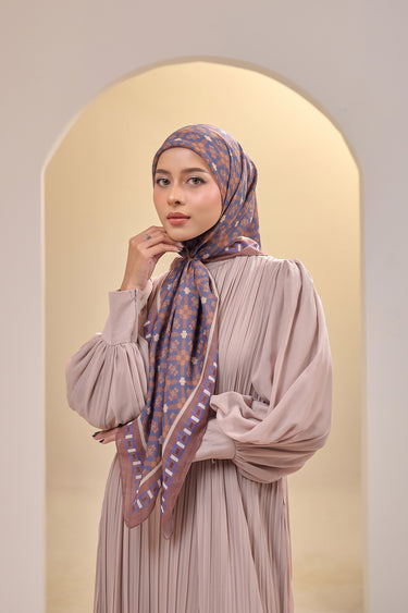 ZM Zaskia Mecca - Rasa Harmoni Series Tasdia Voil - Hijab Premium Square Motif Kerudung Segi Empat