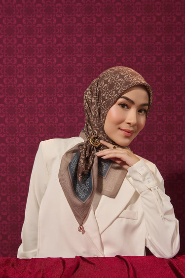 [New Collection] ZM Zaskia Mecca - Simfoni Scarf Tasdia Voil Hijab Motif - Harmoni Series | Square Segi Empat