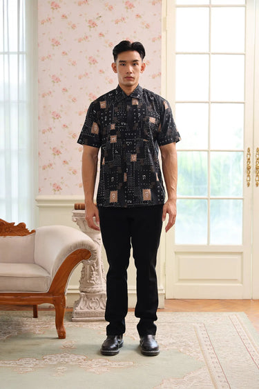ZM Zaskia Mecca - Sarimbit Family Set - Aksara Nusantara - Edisi Aksara Bali | Koleksi lebaran