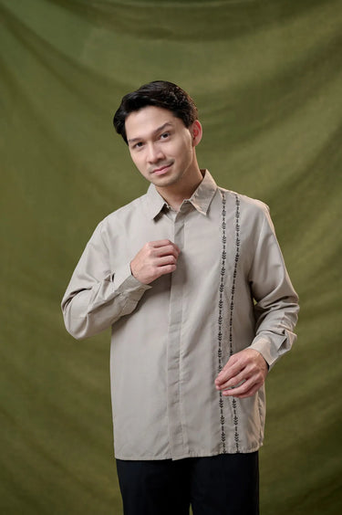 ZM Zaskia Mecca - Kayson Kemeja Pria - Romansa Khatulistiwa - Edisi Bunga Wijayakusuma
