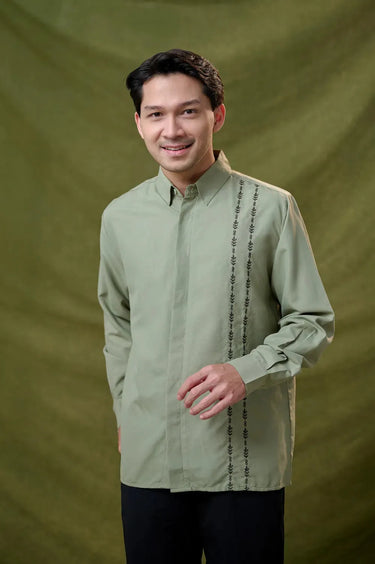 ZM Zaskia Mecca - Kayson Kemeja Pria - Romansa Khatulistiwa - Edisi Bunga Wijayakusuma