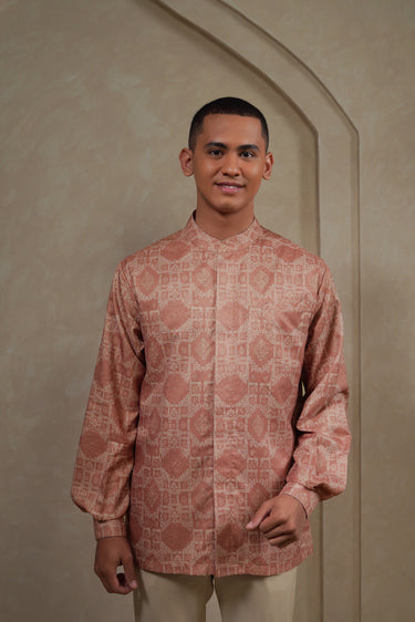 ZM Zaskia Mecca - Levon Kemeja Pria - Teman Serumpun - Edisi Laos | Koleksi Lebaran