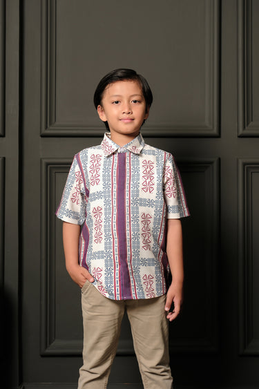 ZM Zaskia Mecca - Mada Kemeja Anak - Monogram Series Lambang | Koleksi Lebaran