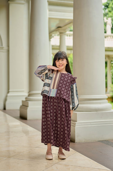 ZM Zaskia Mecca - Maena Dress Anak - Monogram Series | Koleksi Lebaran