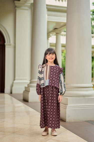 ZM Zaskia Mecca - Maena Dress Anak - Monogram Series | Koleksi Lebaran