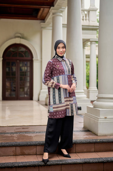 ZM Zaskia Mecca - Mavira Tunik - Monogram Series | Koleksi Lebaran