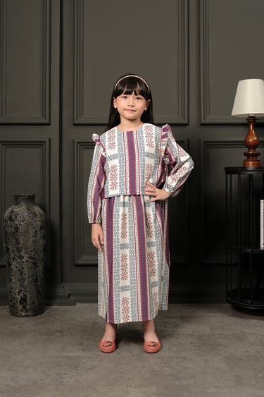 ZM Zaskia Mecca - Moira Dress Anak - Monogram Series Lambang | Koleksi Lebaran
