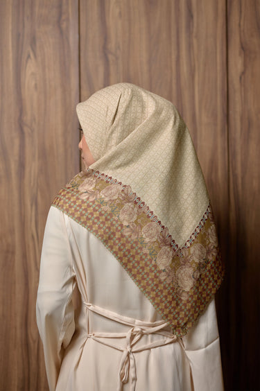 [New COllection] ZM Zaskia Mecca - Scarf Monogram Series Rupa | Hijab Premium Square Motif Kerudung Segi Empat
