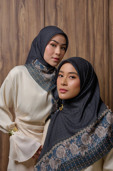 [New COllection] ZM Zaskia Mecca - Scarf Monogram Series Rupa | Hijab Premium Square Motif Kerudung Segi Empat