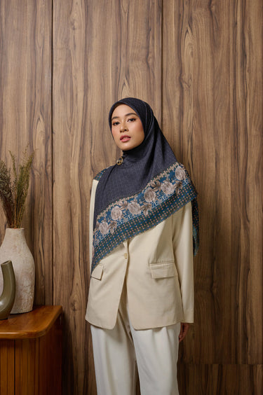 [New COllection] ZM Zaskia Mecca - Scarf Monogram Series Rupa | Hijab Premium Square Motif Kerudung Segi Empat