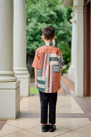 ZM Zaskia Mecca - Mubin Kemeja Anak - Monogram Series | Koleksi Lebaran