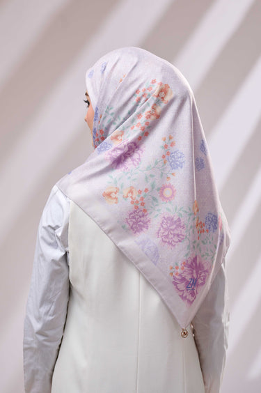 [INCLUDE PREMIUM HARD BOX] ZM Zaskia Mecca - Citra Primadona Series Ultra Silky Scarf - Hijab Premium Square Motif Kerudung Segi Empat