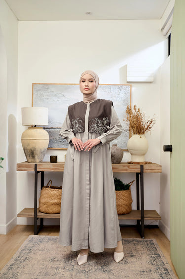 [New Collection] ZM Zaskia Mecca -Sarimbit Family Set - Lilya Puspita | Gamis Wanita | Kemeja Koko Pria Anak